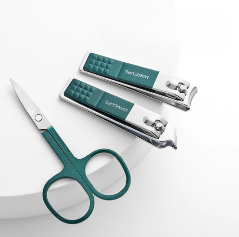 Zestaw 6 nożyczek i cążków do paznokci ze stali nierdzewnej