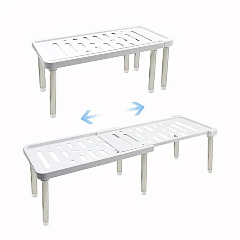 Rozsuwany organizer do szafki 35–61 cm – regulowana półka, oszczędność miejsca