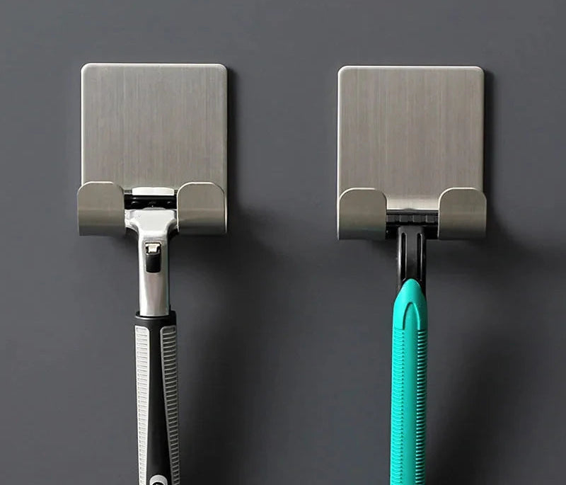 Stalowe uchwyty ścienne – trwałe, odporne na rdzę, zestaw 2 szt.