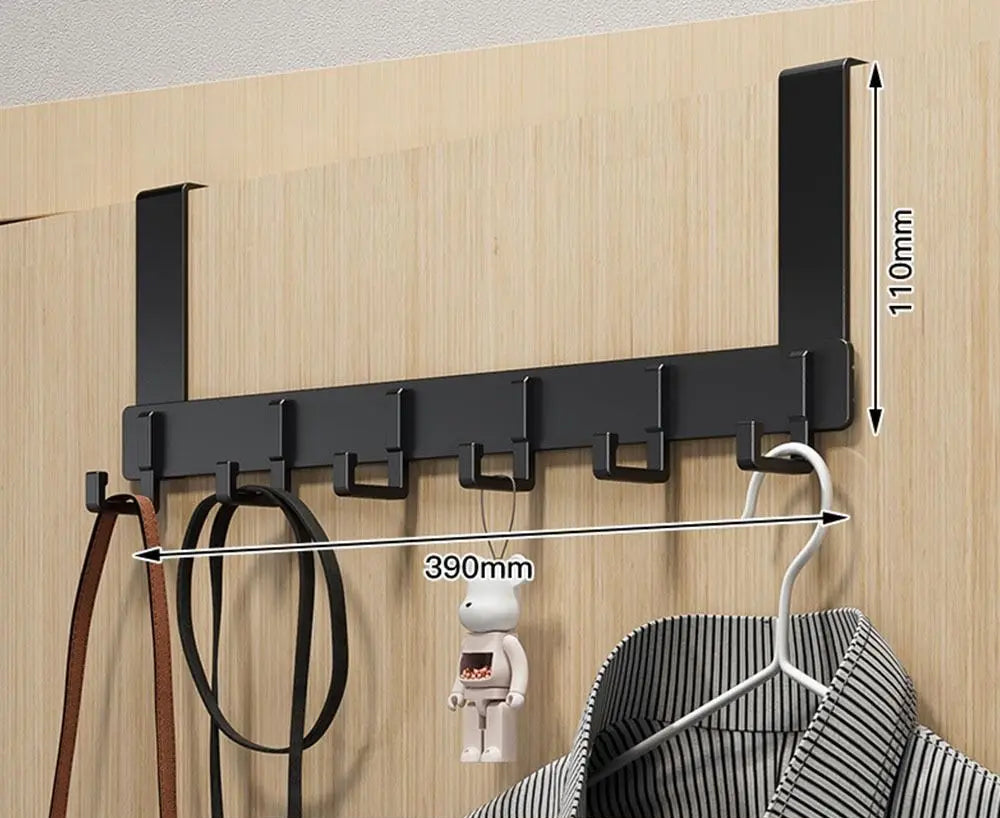 Wieszak na drzwi bez wiercenia – aluminiowy organizer przestrzeni