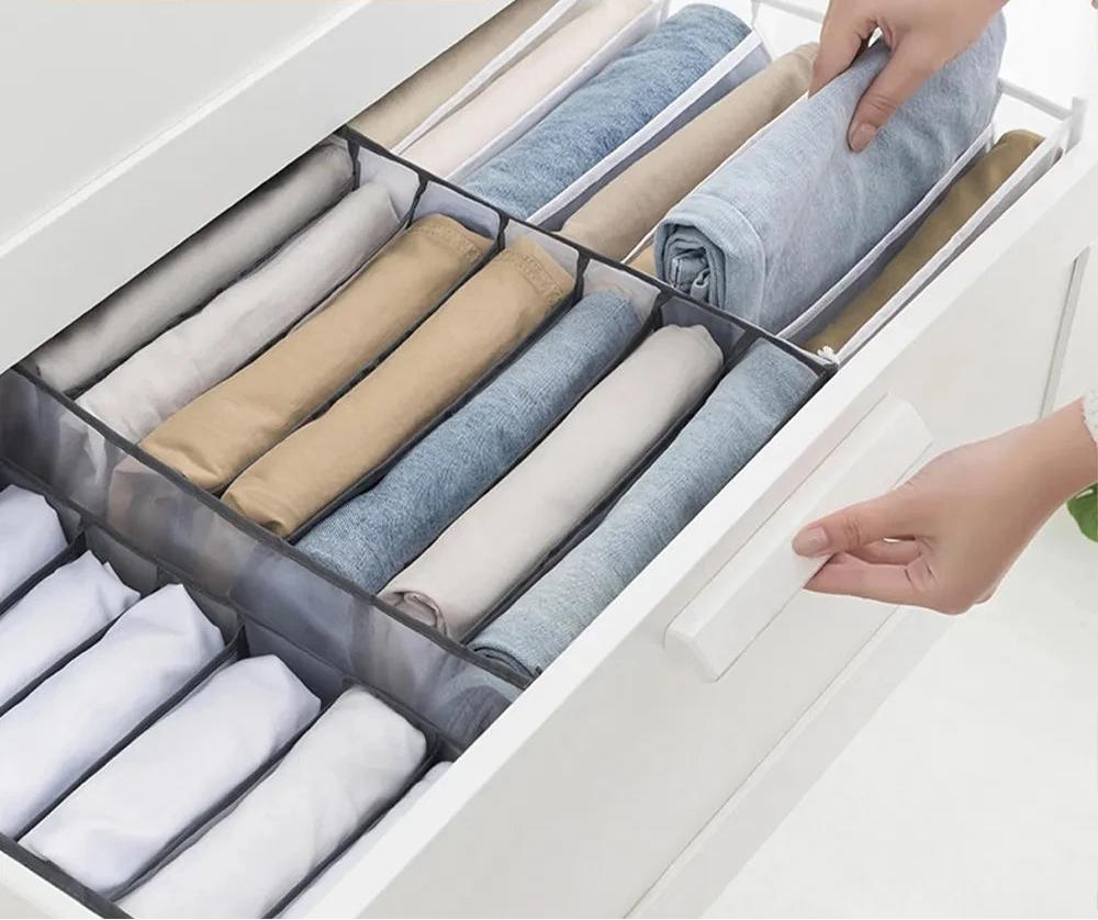 Organizer do szafy i szuflady – składane pudełko na ubrania, bieliznę i akcesoria