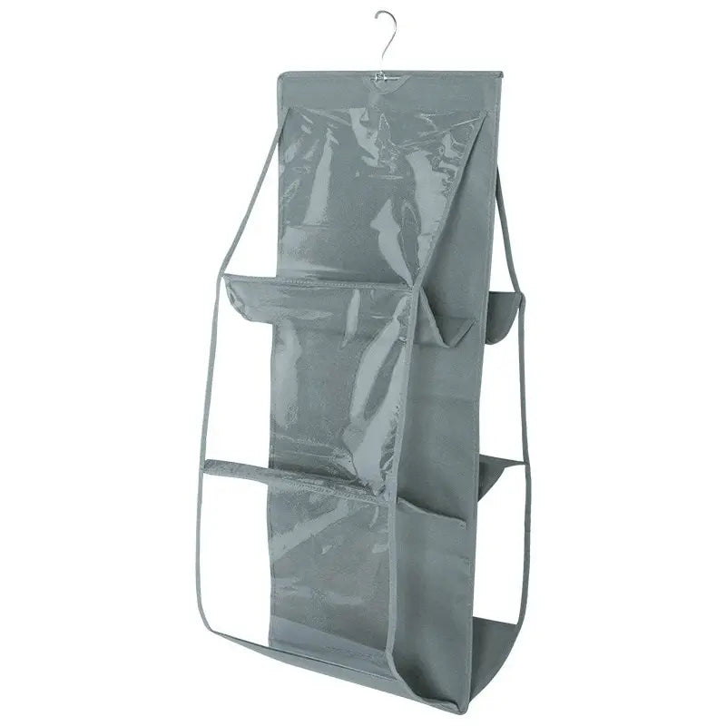 Wieszakowy organizer na torebki – 6 kieszeni