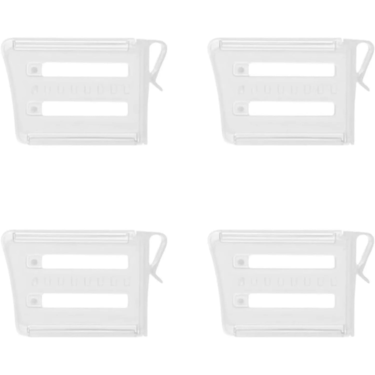 Regulowane separatory do lodówki – klipsy organizer na półki i drzwi