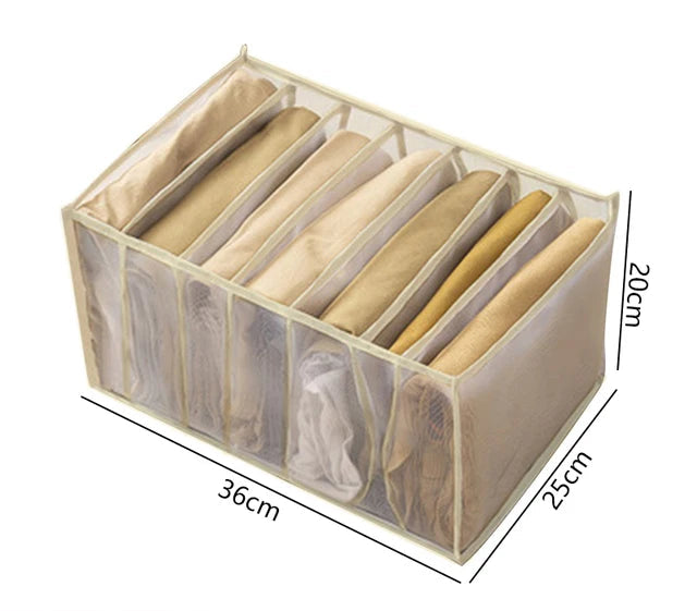 Organizer do szafy i szuflady – składane pudełko na ubrania, bieliznę i akcesoria