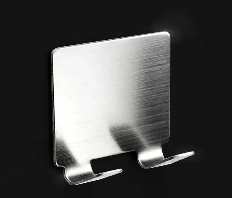 Stalowe uchwyty ścienne – trwałe, odporne na rdzę, zestaw 2 szt.