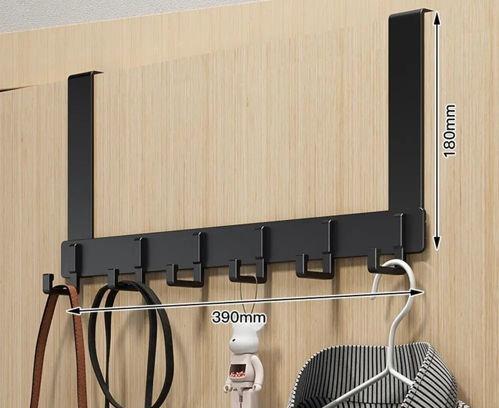 Wieszak na drzwi bez wiercenia – aluminiowy organizer przestrzeni