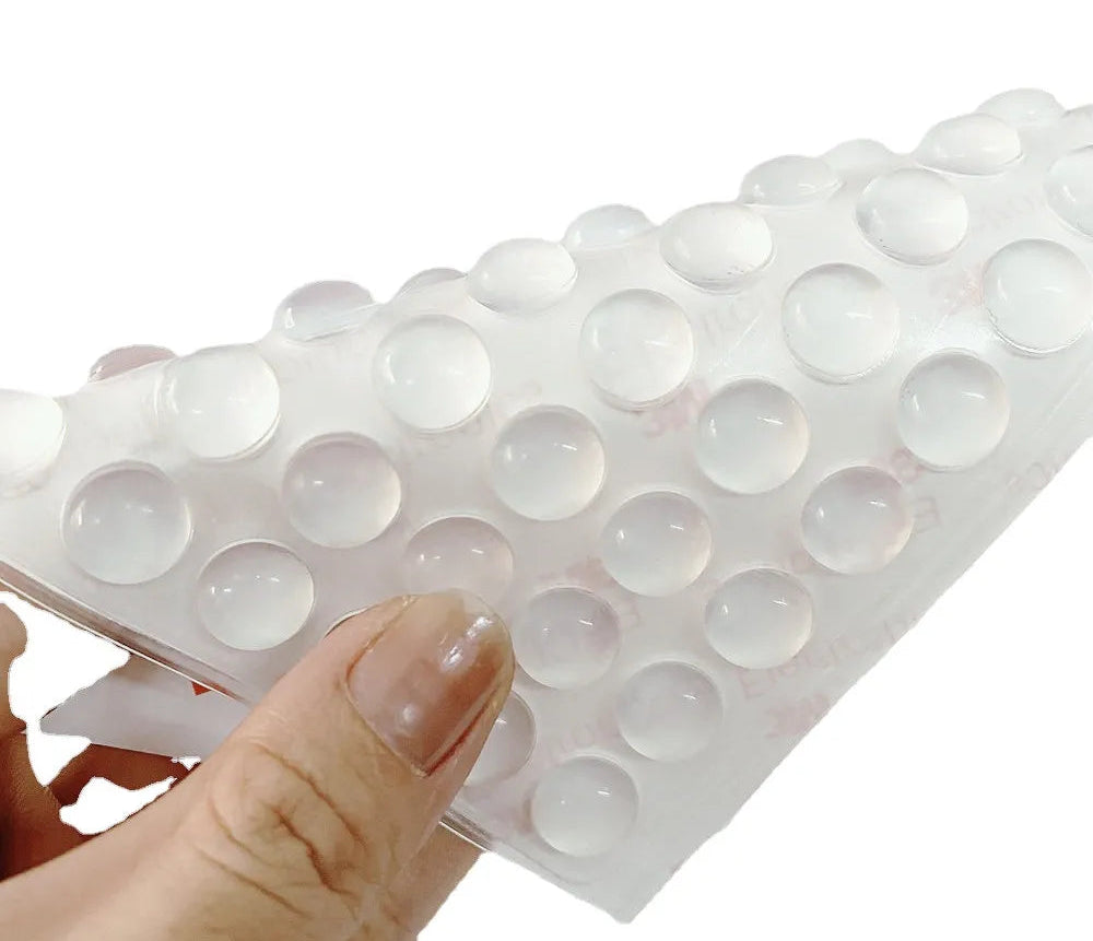 Samoprzylepne silikonowe podkładki antyuderzeniowe – przezroczyste