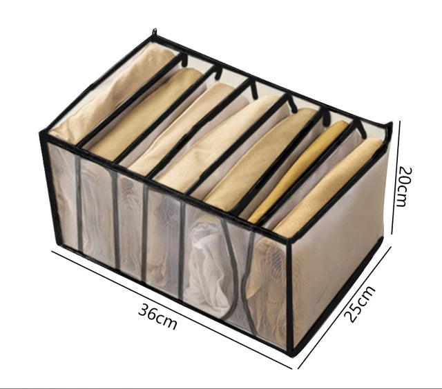 Organizer do szafy i szuflady – składane pudełko na ubrania, bieliznę i akcesoria