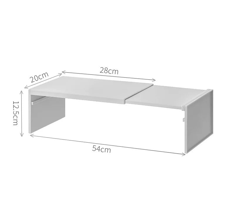 Regulowany organizer kuchenny – nowoczesny, przesuwany, minimalistyczny design
