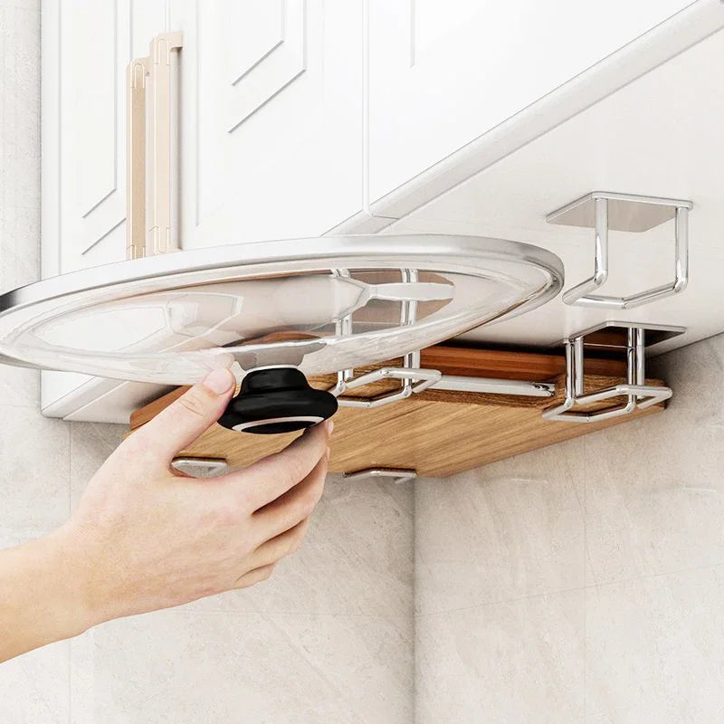 Uchwyt na gąbkę i nie tylko ze stali nierdzewnej — bez wiercenia