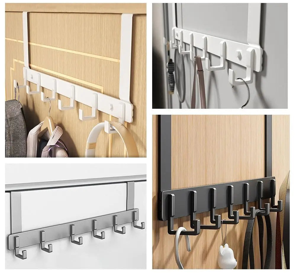 Wieszak na drzwi bez wiercenia – aluminiowy organizer przestrzeni