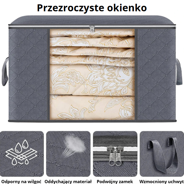 Organizer tekstylny do przechowywania – torba z rączką