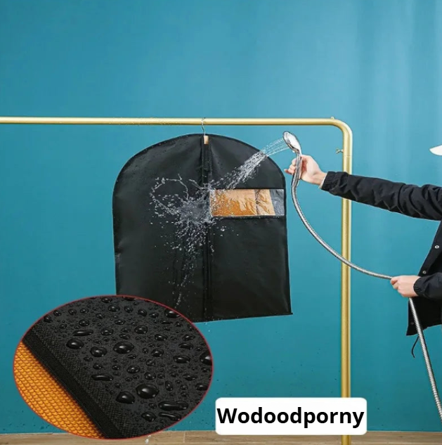 Pokrowiec na ubrania PEVA – oddychający, wodoodporny, z okienkiem podglądu