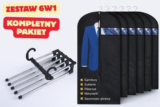 Zestaw Startowy – Porządek w Szafie (6 elementów)