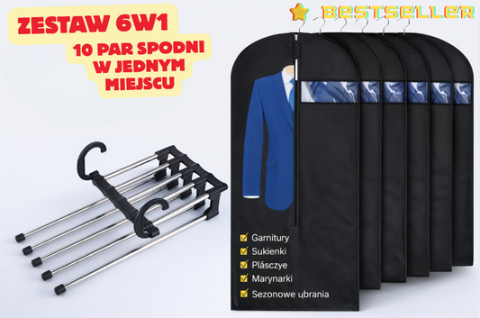 Zestaw Startowy – Porządek w Szafie (6 elementów)