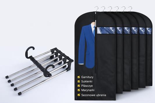 Zestaw Startowy – Porządek w Szafie (6 elementów)